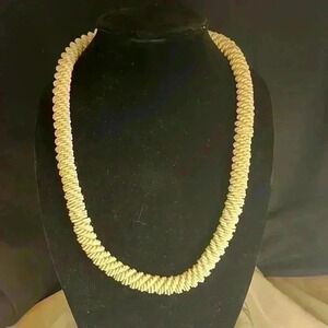 Never ending ..Ostrich ..Egg Shell  Necklace